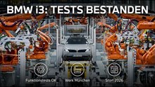 Produktion BMW i3: Funktionstests im Werk München erfolgreich abgeschlossen