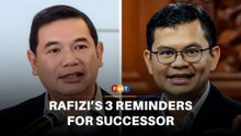 Rafizi gives economy ministry successor 3 key reminders