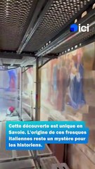 Révélation des fresques de Saint-Offenge