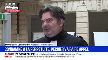 Condamnation de Frédéric Péchier: "Je reste convaincu de l'innocence de Frédéric Péchier", affirme Maître Randall Schwerdorffer