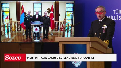 MSB haftalık basın bilgilendirme toplantısı