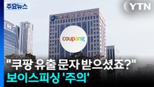 "쿠팡 유출 문자 받으셨죠?"...'사고 빙자' 보이스피싱 주의 / YTN