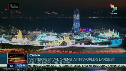 China: Winter Festival opens with world’s largest ice and snow theme park