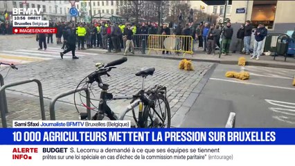 Mercosur: tensions entre les forces de l'ordre et les agriculteurs à quelques mètres du Parlement européen