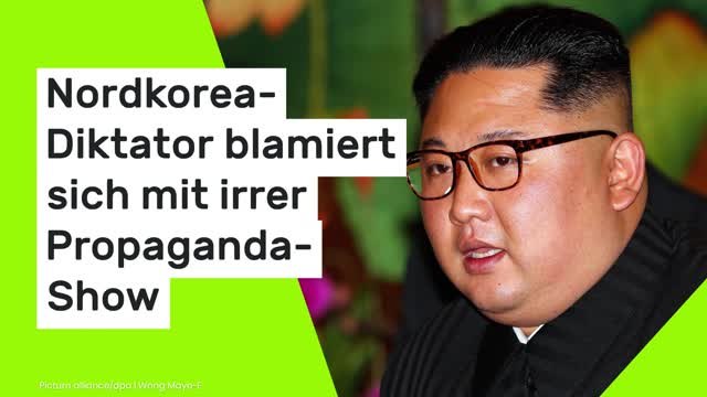 Kim Jong-un: Nordkorea-Diktator blamiert sich mit irrer Propaganda-Show