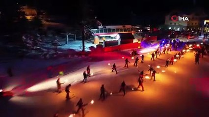 Sarıkamış kayak sezonuna merhaba dedi