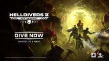 Helldivers 2 Official Liberate the Magma Worlds Into the Unjust Trailer