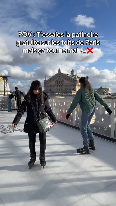 ⛸️Patinoire gratuite à Paris