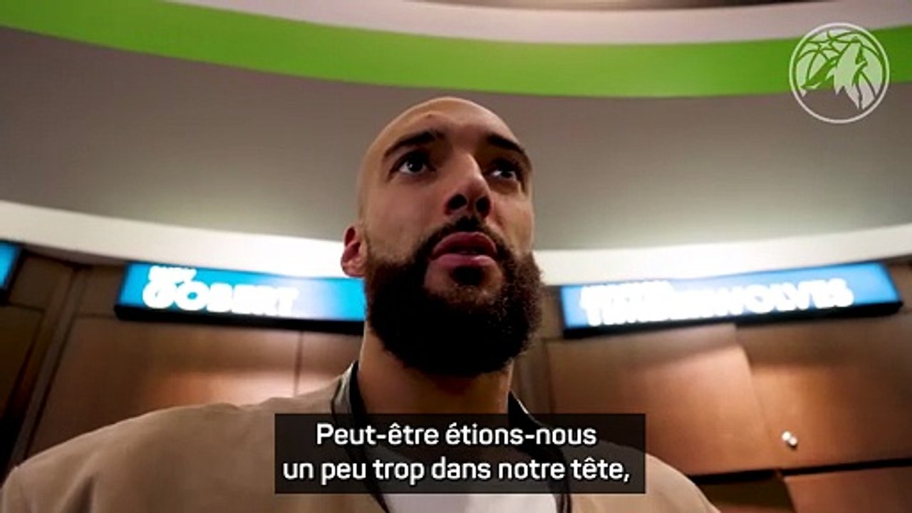 « Nous étions trop frustrés par les tirs ratés » : Rudy Gobert analyse les difficultés offensives des Timberwolves - Basket - NBA - Timberwolves