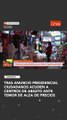 tras anuncio presidencialCiudadanos acuden a centros de abasto ante temor de alza de precios