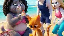 Our picnic food was stolen by a bully.Until he did this thing...... #catvideos #subwaysurfers