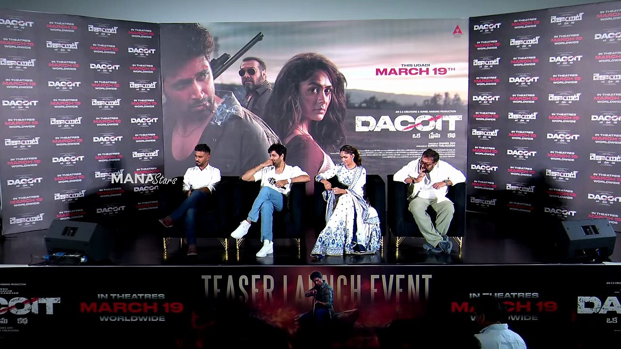Adivi Sesh, Mrunal Thakur and Dacoit Movie Team Q & A With Media