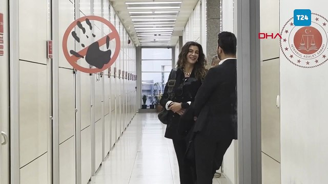 Oyuncu Berrak Tüzünataç, uyuşturucu soruşturmasında ifade vermek için Çağlayan Adliyesi'nde