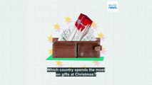 Which country spends the most on gifts at Christmas?