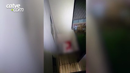 Homem fica ferido após cair de prédio durante confusão no Centro