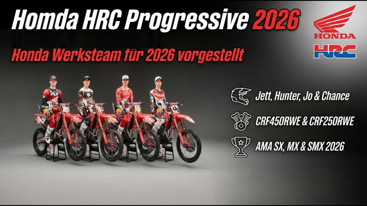 Honda HRC Line-up 2026 – Lawrence, Shimoda, Hymas & mehr