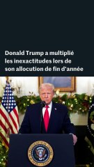 Donald Trump multiplie les inexactitudes lors d’une allocution à la nation