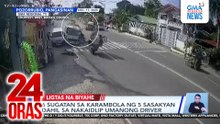 6 sugatan sa karambola ng 5 sasakyan dahil sa nakaidlip umanong driver | 24 Oras