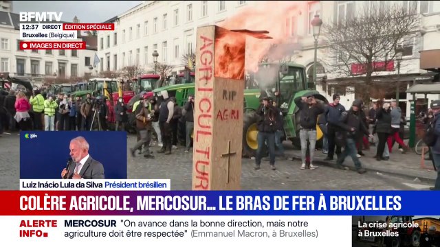Mercosur: Si on ne le fait pas maintenant, le Brésil ne signera plus l'accord tant que je serai président , prévient le président brésilien Lula