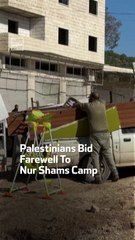 Palestinians Bid Farewell To Nur Shams Camp