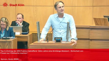 10 Jahre "eine Armlänge Abstand" - Wortmeldung im Rat der Stadt Köln