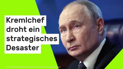 Wladimir Putin: Kremlchef droht ein strategisches Desaster