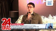 Dennis Trillo, 'nanginginig pa' sa tuwa nang magpasalamat para sa Best Actor win sa 'Asian Academy Creative Awards' | 24 Oras