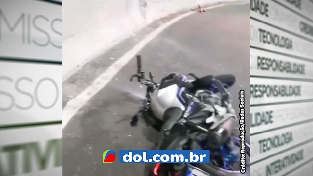 Motociclista morreu durante um acidente registrado na madrugada desta quinta-feira (18), no elevado das avenidas Mário Covas e Três Corações, em Ananindeua.