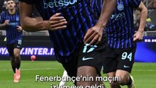 Inter'in genç yıldızı Fenerbahçe'nin maçını izledi