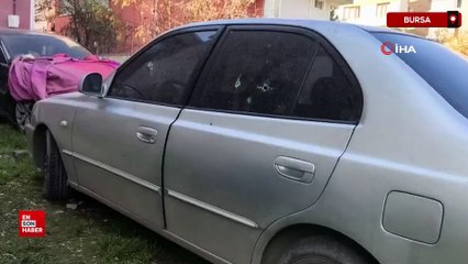 Bursa’nın İnegöl ilçesinde emanet araç silahlı saldırıya uğradı