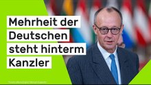 Mehrheit der Deutschen steht hinterm Kanzler