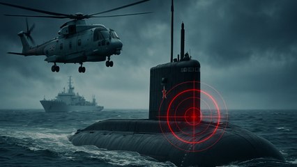 Royal Navy Shadows Russian Sub in the English Channel