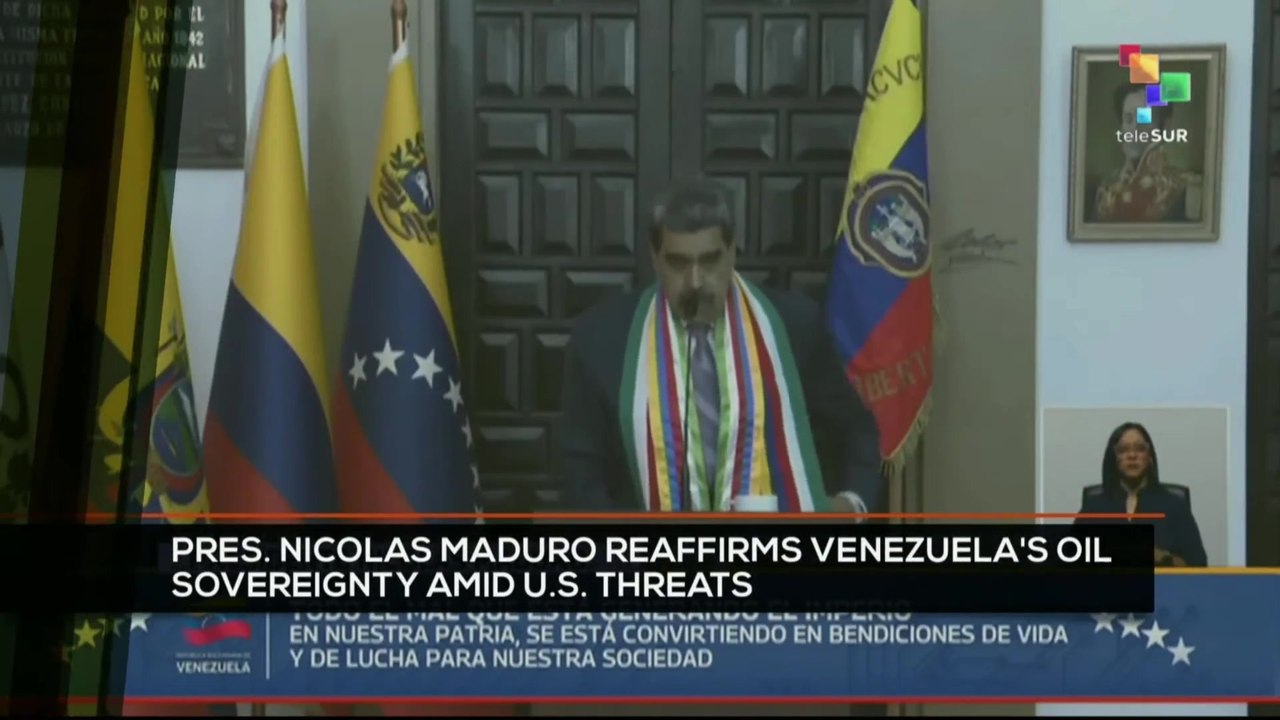 FTS 8:30 18-12: Pres. Nicolas Maduro reaffirms Venezuela's oil sovereignty amid U.S. threats