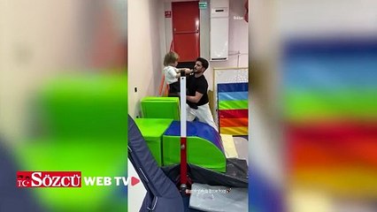 Kıvanç Tatlıtuğ’un oğlu Kurt Efe sporda