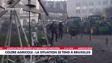 Manifestation des agriculteurs à Bruxelles : la situation se tend à Bruxelles