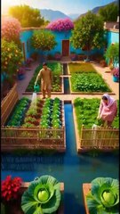 beautiful village farming | Village Life | Real Green Haven Ai #shorts #youtube #viral