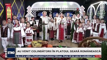 Elena Platica si Grupul folcloric „Muguri de cantec” - Colo sus si mai in sus (Seara romaneasca - ETNO TV - 08.12.2025)