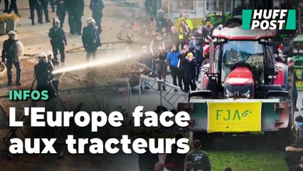 Mercosur : Le coup de pression des agriculteurs en colère dans les rues de Bruxelles