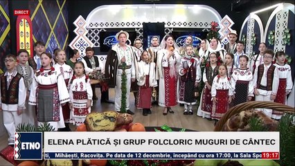 Elena Platica si Grupul folcloric „Muguri de cantec” - Am plecat la colindat (Seara romaneasca - ETNO TV - 08.12.2025)