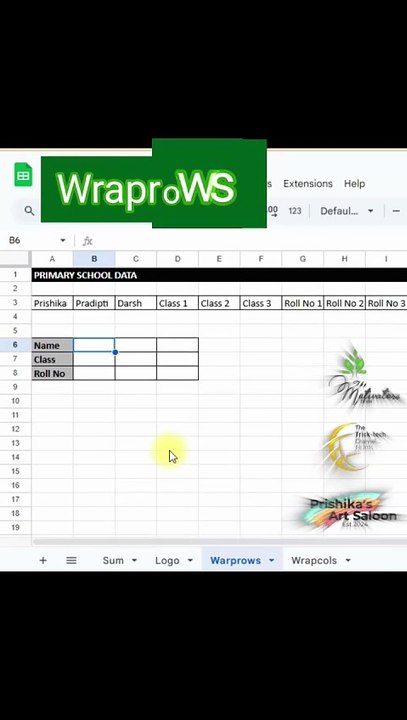15.Wraprows