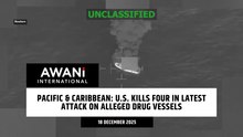 U.S. military kills four on alleged drug vessel in Eastern Pacific