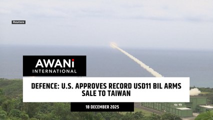 U.S. greenlights USD11 bil weapons package for Taiwan