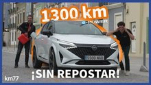 ¿Más de 1300 km sin repostar? Llevamos el Nissan Qashqai con nuevo e-POWER al límite | km77.com