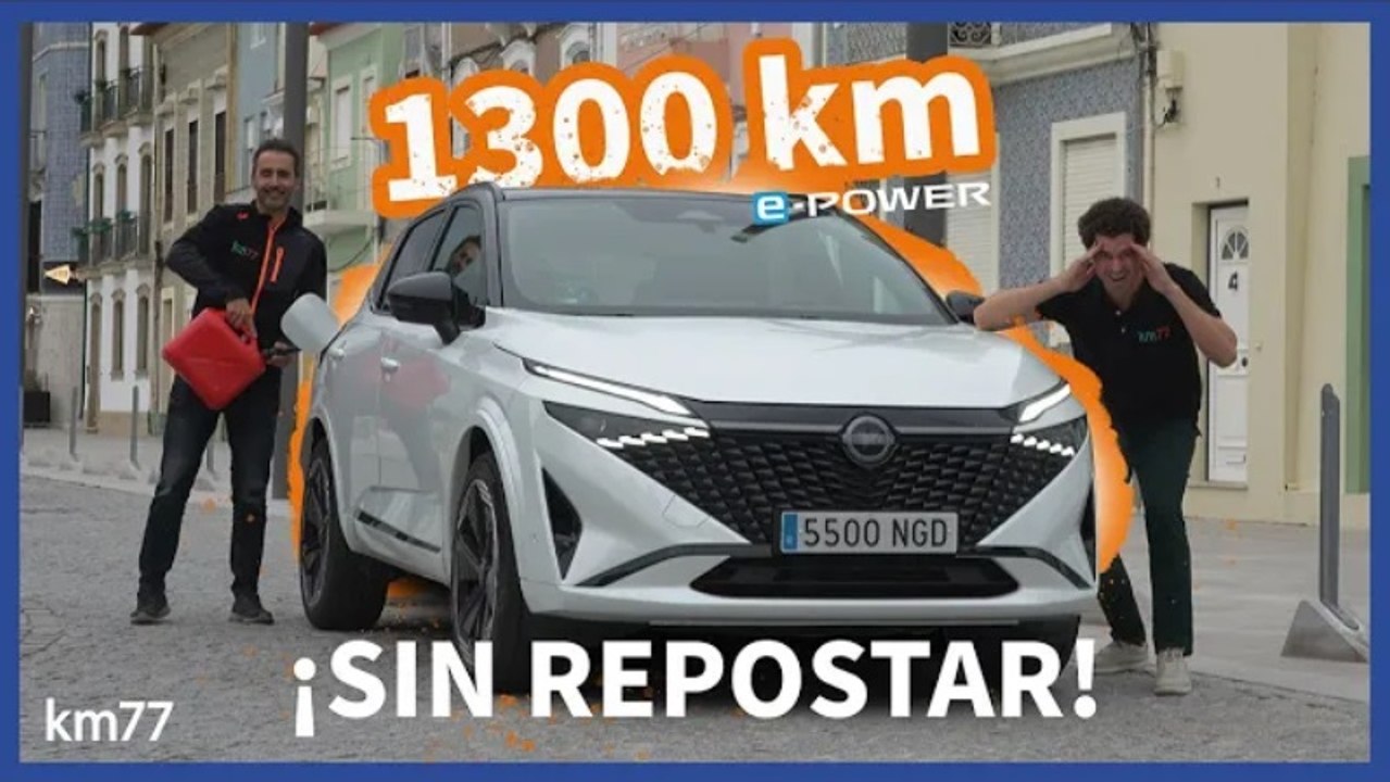 ¿Más de 1300 km sin repostar? Llevamos el Nissan Qashqai con nuevo e-POWER al límite | km77.com