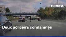 Motard percuté sur l'A4: deux policiers condamnés à trois ans de prison avec sursis