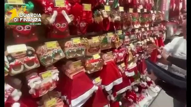 Bergamo - Controlli natalizi: sequestrati oltre 110 mila articoli non sicuri (18.12.25)