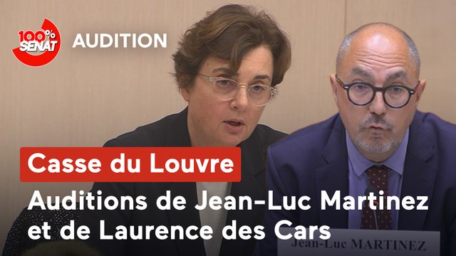 100% Sénat - Casse du Louvre, les auditions se poursuivent au Sénat