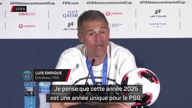 Luis Enrique : Cette année 2025 est unique et inoubliable