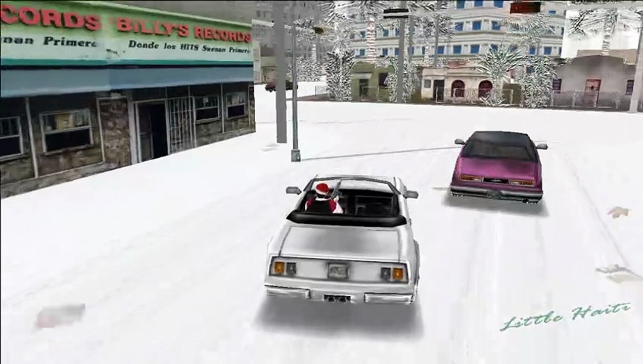 GTA Vice City,  Snow Conversion | Ice Day Mod | Video - 2
