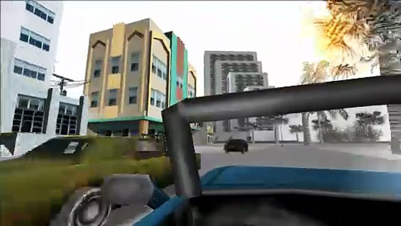 GTA Vice City,  Snow Conversion | Ice Day Mod | Video - 8, First-Person View